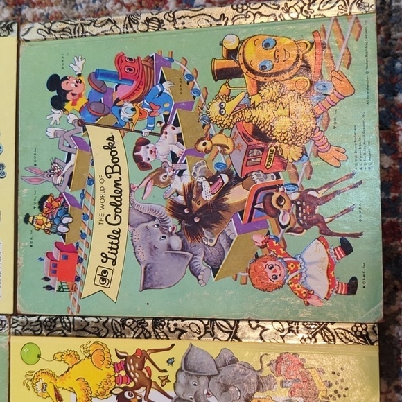 Little Golden Book Children's Vintage Hardback Books Set of 4 - Picture 3 of 8